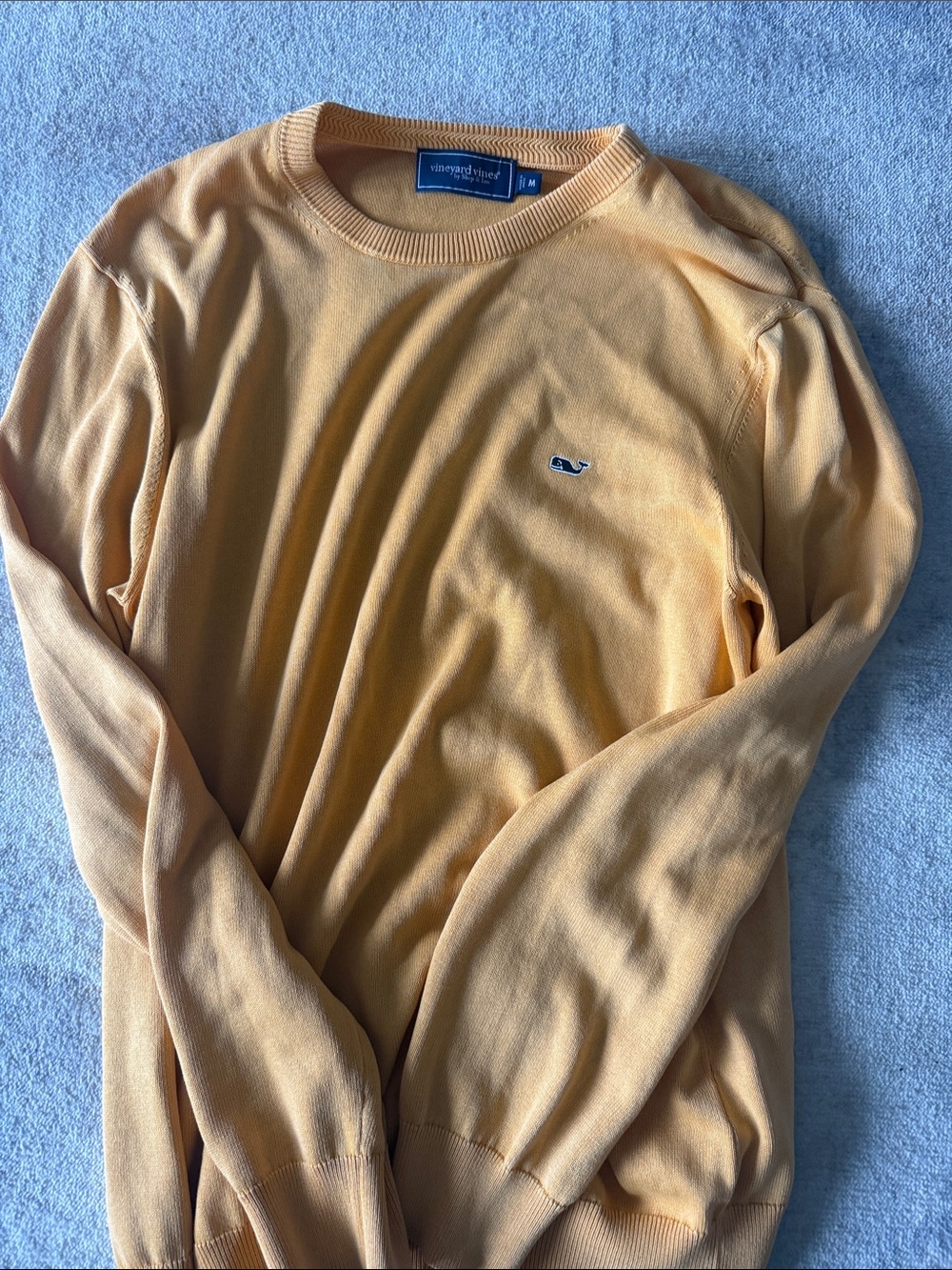 Vineyard Vines Womens Yellow Crewneck Sweater